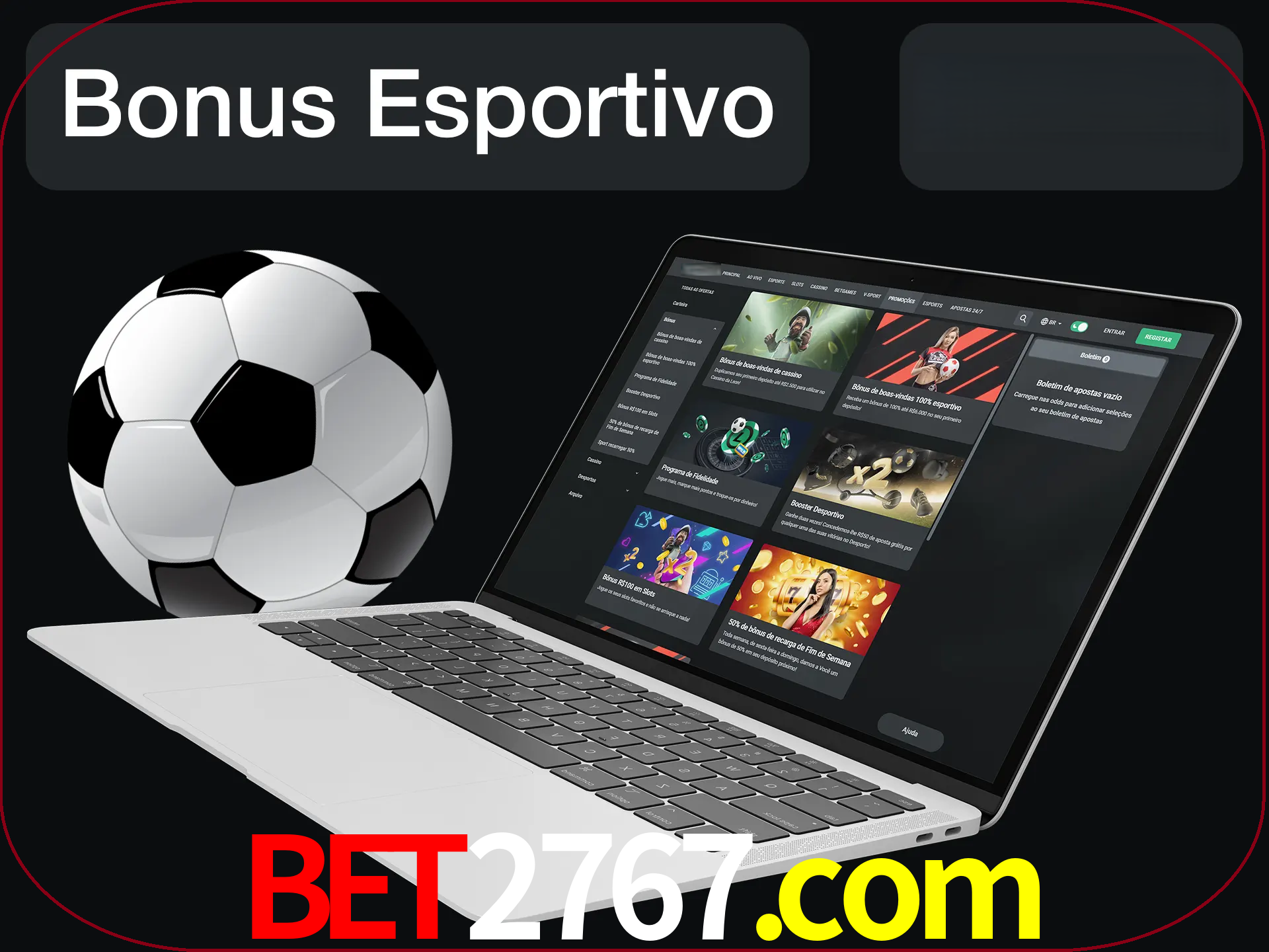 Antes de começar a apostar, use o bônus esportivo.