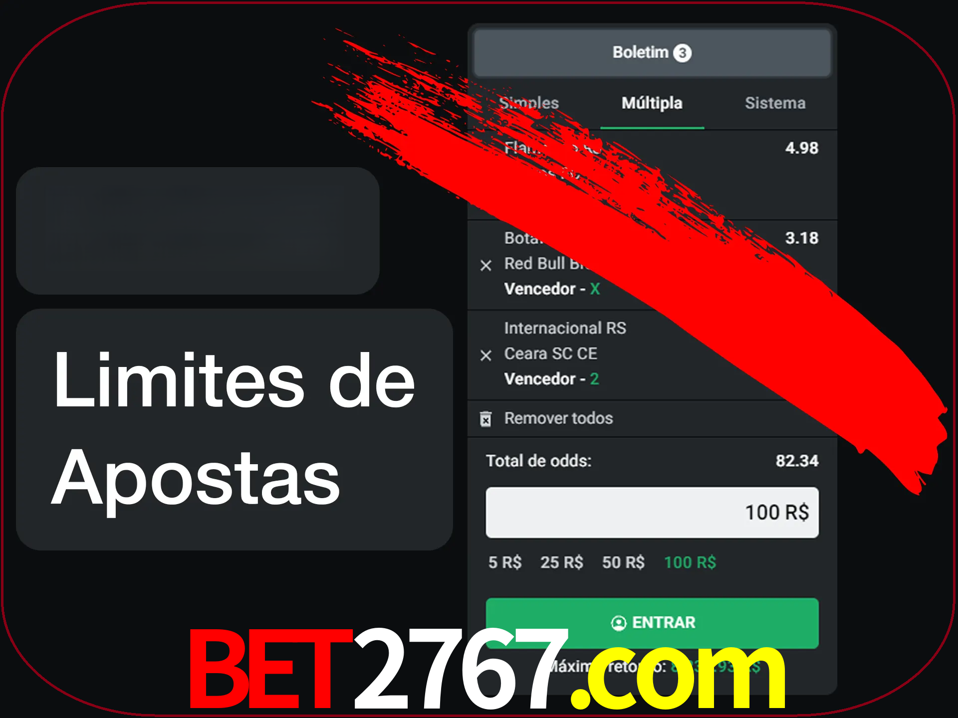 Não faça apostas loucas.